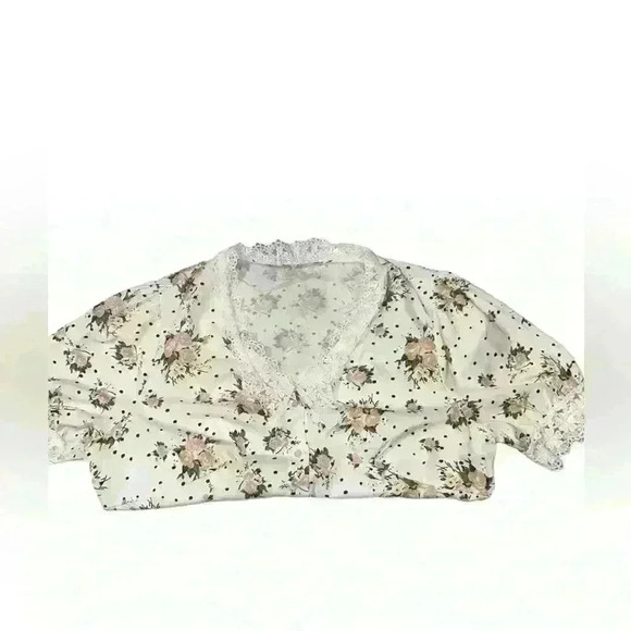 Belle Paque Floral Multicolor print Top Size XL - Picture 8 of 8